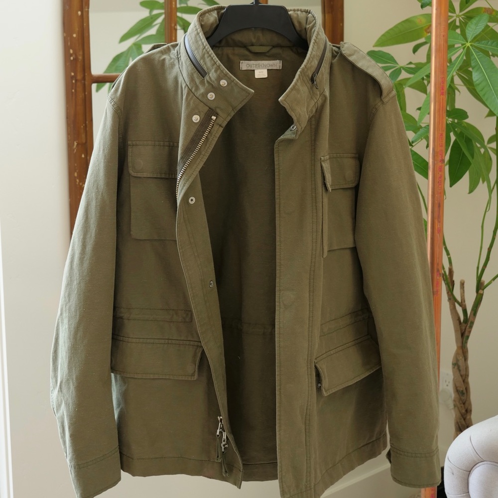 OUTERKNOWN Journey Jacket w/ hidden hood SZ MED